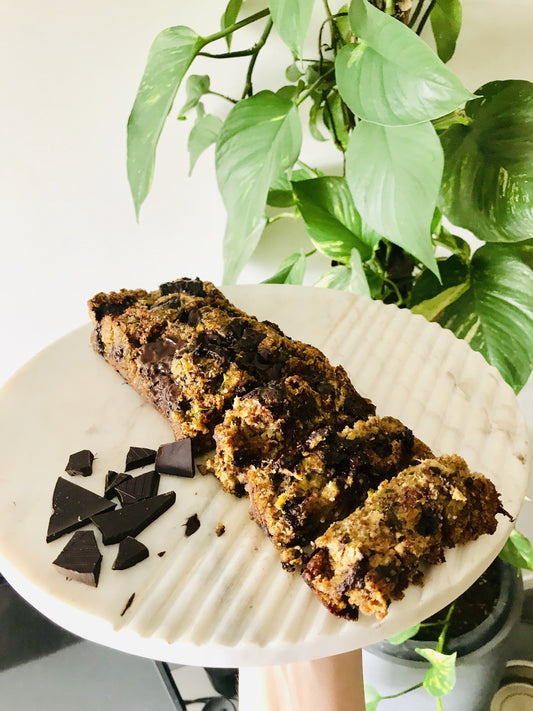 Dreamy Zucchini and Choc Chunk Bread