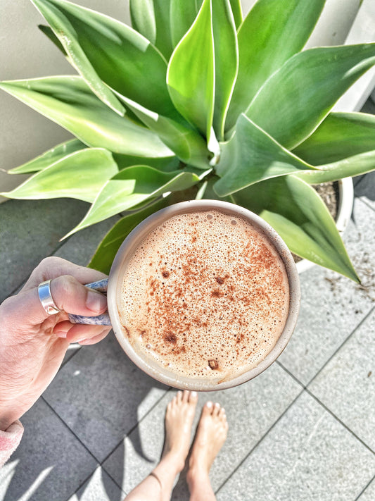 Immune boosting + hormone balancing hot cacao