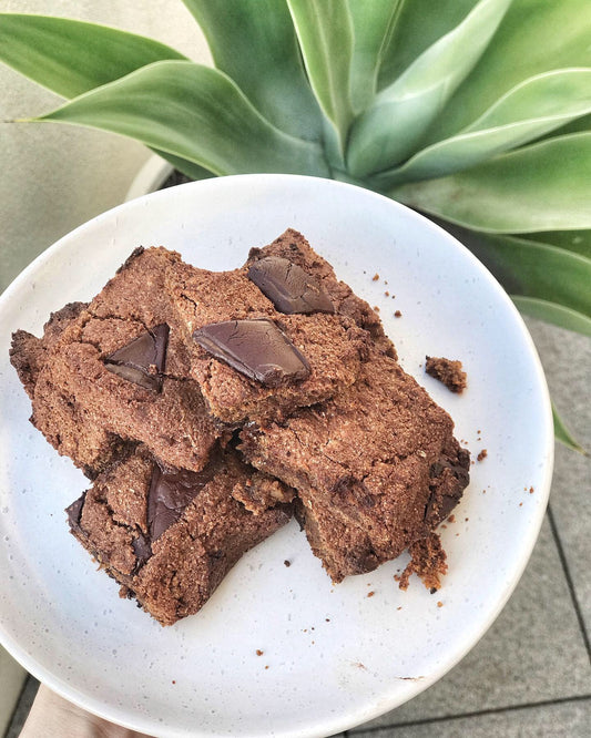 SWEET POTATO BALANCED BLONDIES (that your hormones will LOVE!)